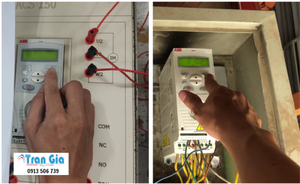 Sửa biến tần ABB ACS550 báo lỗi cam kết linh kiện chính hãng