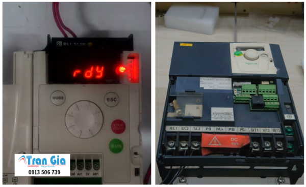 Sửa biến tần Schneider ATV12 báo lỗi, chuyên sửa biến tần Schneider