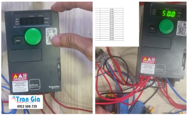 Sửa biến tần Schneider AVT320 báo lỗi giá rẻ với kinh nghiệm nhiều năm trong ngành