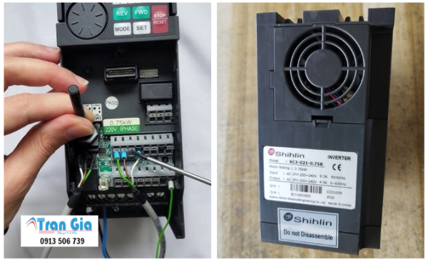 Sửa biến tần Shihlin SC3 sửa lấy liền trong ngày khu vực miền nam