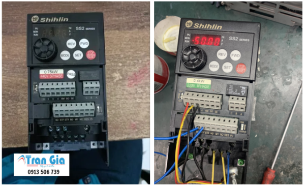 Sửa biến tần Shihlin SS2 báo lỗi linh kiện nhập khẩu chính hãng 100%