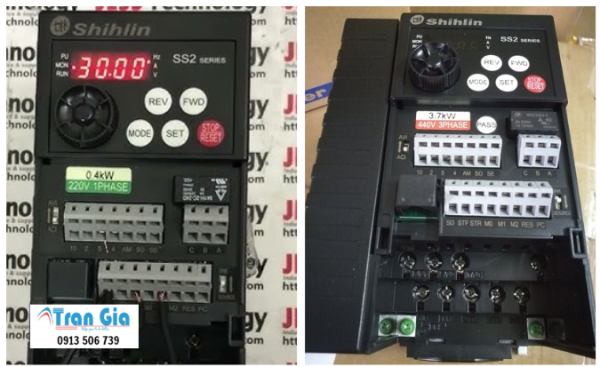 Sửa biến tần Shihlin SS2 báo lỗi linh kiện nhập khẩu chính hãng 100%