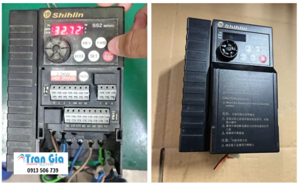 Sửa biến tần Shihlin SS2 báo lỗi linh kiện nhập khẩu chính hãng 100%