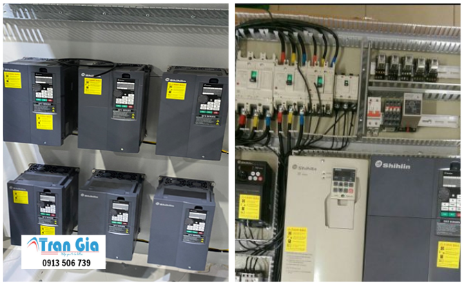 Hình ảnh một số thiết bị biến tần đang được sửa tại Trần Gia Automation 