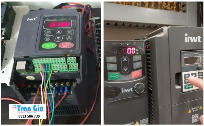 Hình ảnh một số thiết bị biến tần đang được sửa tại Trần Gia Automation 