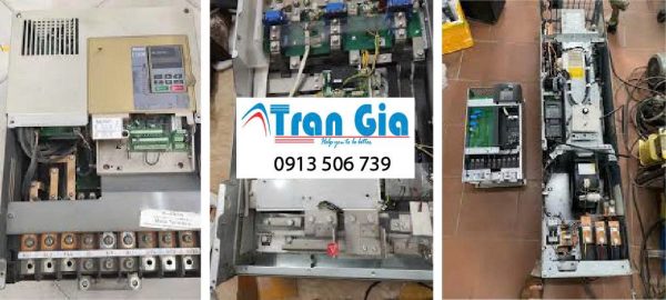 Hình ảnh một số biến tần đang trong quá trình sửa chữa tại Trần Gia Automation 