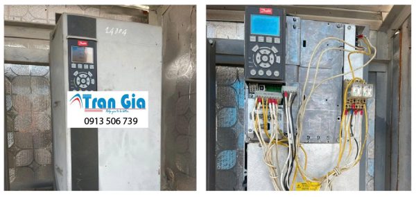 Hình ảnh một số biến tần đang trong quá trình sửa chữa tại Trần Gia Automation 