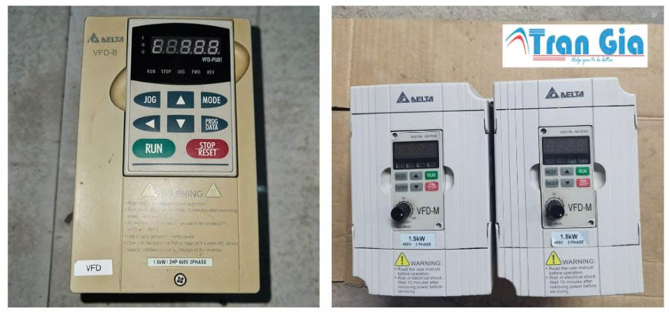 Sửa chữa biến tần Delta CP2000, CT2000, VFD-B, MS300, VFD-M giá cả phải chăng