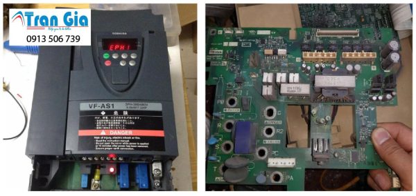 Sửa chữa biến tần Toshiba VF-S11, VF-PS1, VF-AS1, VF-P7, VF-S9 giá rẻ