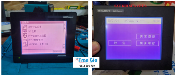 Chuyên sửa màn hình HMI Mitsubishin lấy ngay trong vòng 2h khu vực miền nam