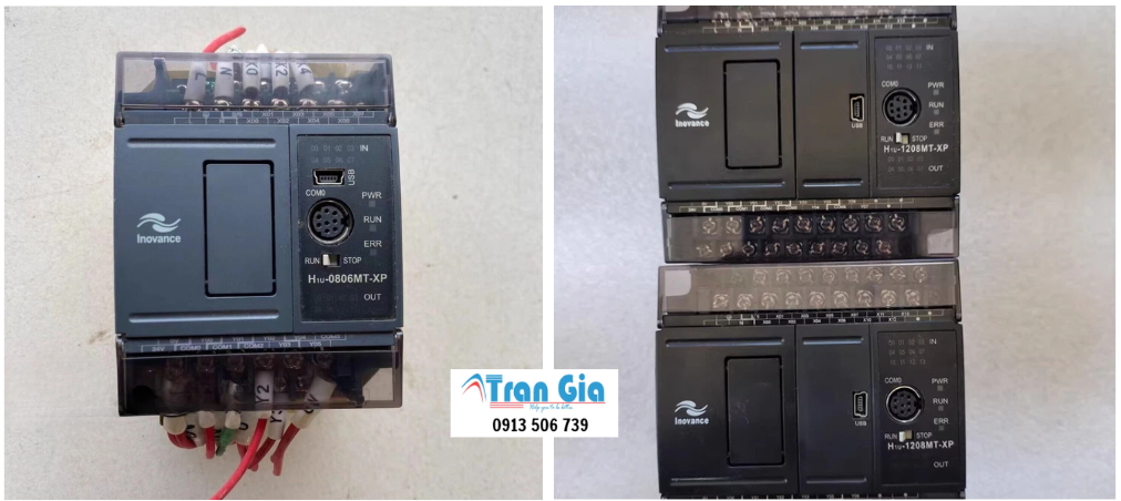 Hình ảnh PLC đang được sửa tại Trần Gia Automation