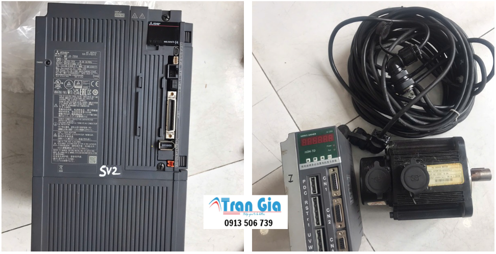 Hình ảnh một số AC Servo đang được sửa tại Trần Gia Automation