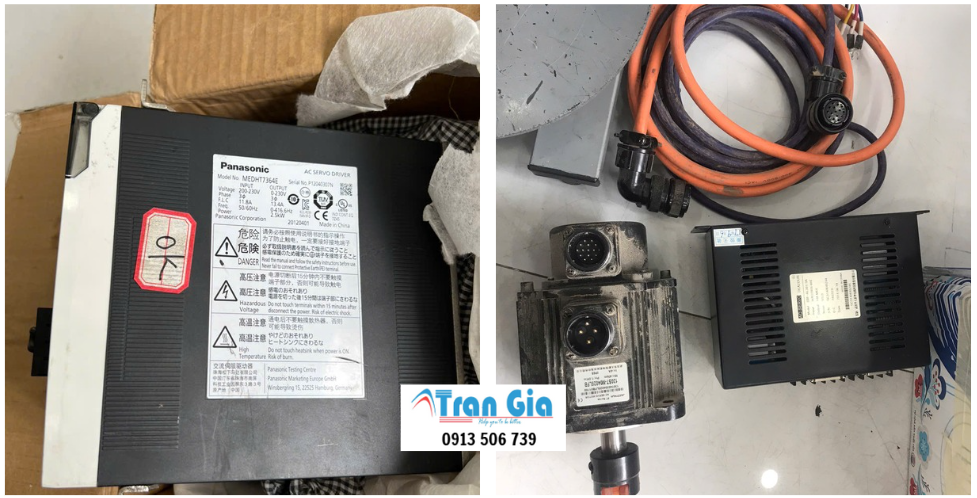 Hình ảnh một số AC Servo đang được sửa tại Trần Gia Automation