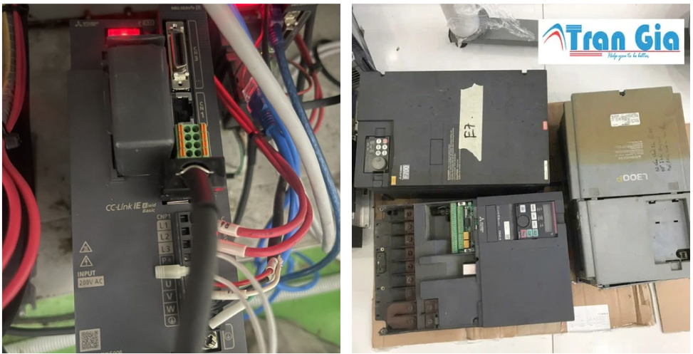 Hình ảnh một số AC Servo đang được sửa tại Trần Gia Automation