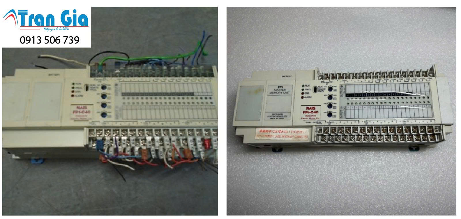 Trung tâm chuyên sửa plc Nais FP1-C72 AFP12717-F bảo hành lên tới 6 tháng