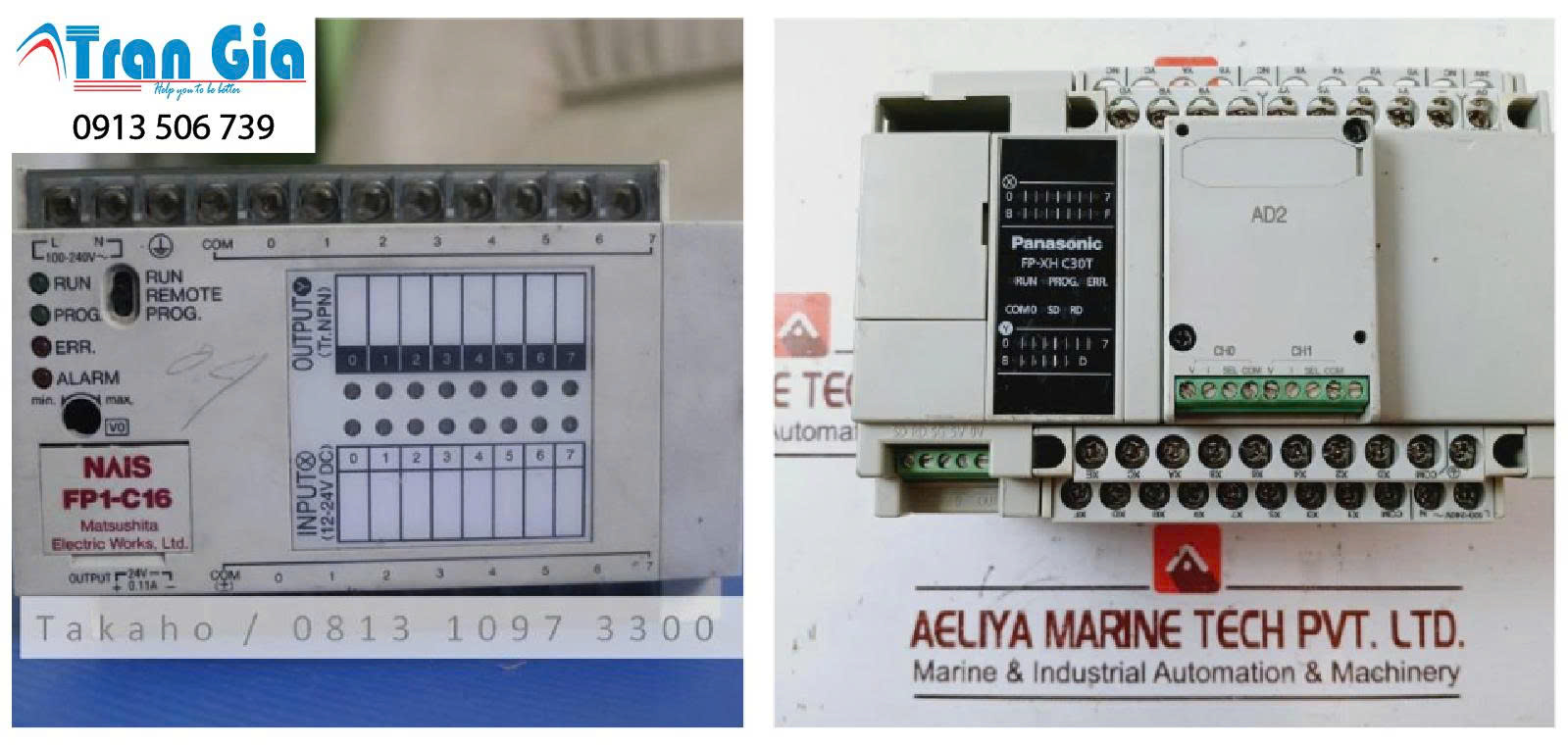 Trung tâm chuyên sửa plc Nais FP1-C72 AFP12717-F bảo hành lên tới 6 tháng