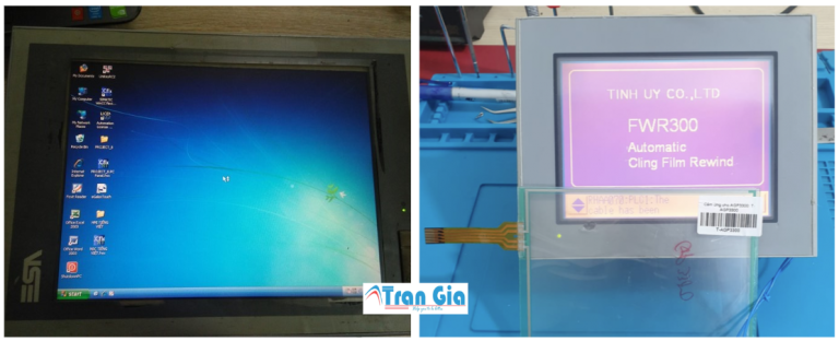 Chuyên nhận sửa màn hình HMI Siemens màn hình bị nhòe không thấy rõ với kinh nghiệm lâu năm