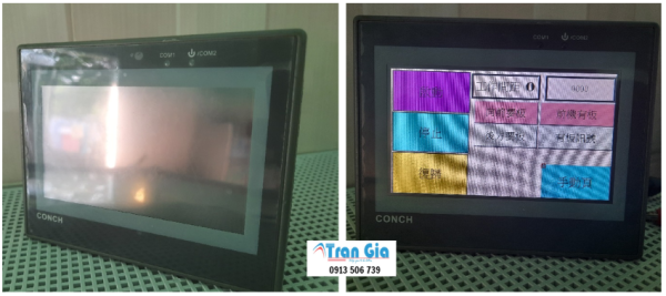 Hướng dẫn thay thế tấm kính cảm ứng cho màn hình HMI Conch 630,nơi thay tấm cảm ứng