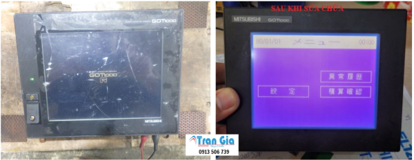 Trung tâm sửa màn hình công nghiệp Mitsubishi GOT2000 hư boad nguồn cam kết giá rẻ