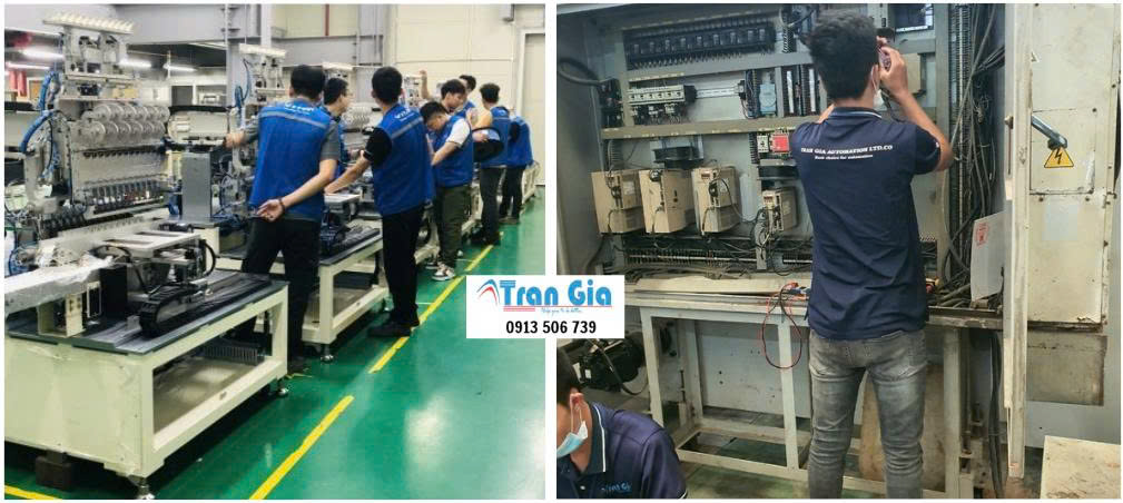 Hình ảnh một số màn hình AC Servo đang được sửa chữa tại Trần Gia Automation