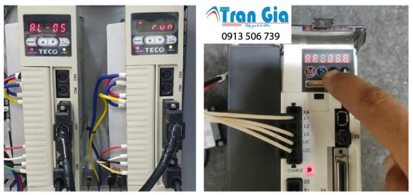 TRAN GIA AUTOMATION chuyên sửa AC Servo Teco báo lỗi nhanh chóng uy tín toàn quốc với giá tốt