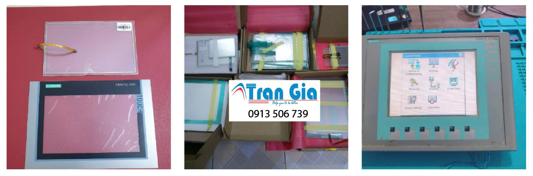 Chuyên nhận sửa màn hình HMI Siemens màn hình bị nhòe không thấy rõ với kinh nghiệm lâu năm