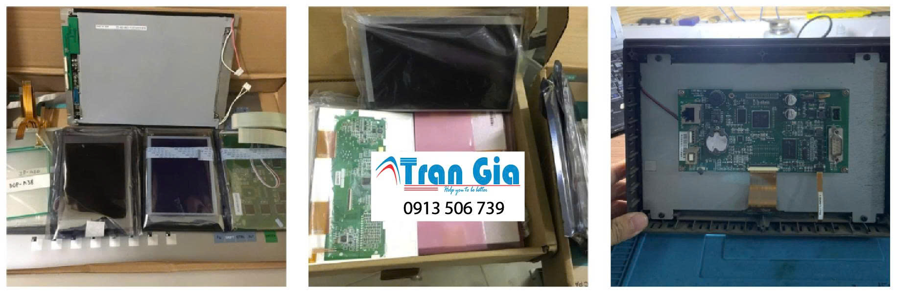 Hình ảnh một số màn hình HMI được trong quá trình sửa chữa