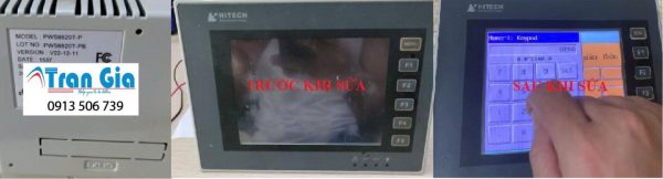 Sửa màn hình Beijer loạn Cảm ứng, LCD Bị ố Sửa màn hình Beijer loạn Cảm ứng, LCD Bị ố