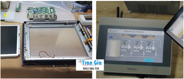 Dịch vụ sửa chữa màn hình HMI Wecon bị lỗi, liệt cảm ứng, sọc màn hình uy tín bảo hành 3-6 tháng