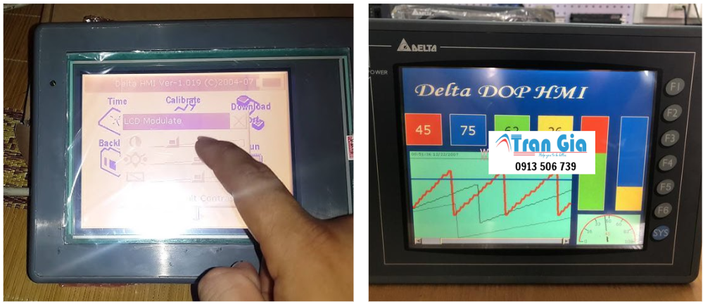 Kiểm tra và cách sửa chữa khắc phục màn hình cảm ứng HMI Delta lỗi linh kiện chính hãng