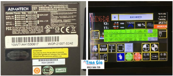 Chuyên nhận sửa chữa, thay thế tấm kính cảm ứng cho màn hình HMI Advantech bảo hành linh kiện chính hãng