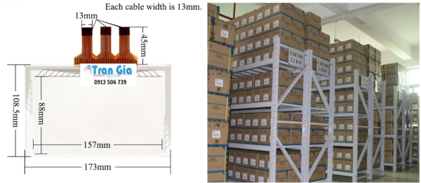 Tấm cảm ứng công nghiệp 7.0 inch TouchWin TP760-T TP765-T giá ưu đãi