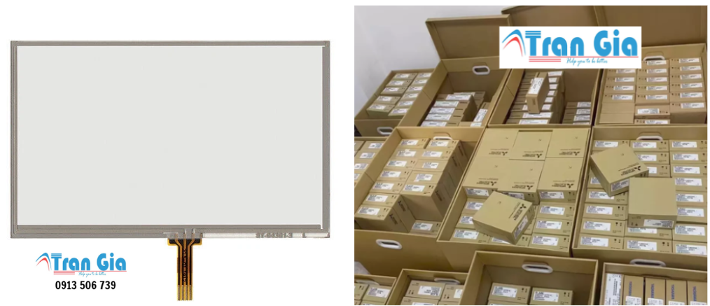 Tấm cảm ứng 4.3 inch/ kích thước 105x65mm/ cáp ra giữa cạnh dài giá tốt Tấm cảm ứng 4.3 inch/ kích thước 105x65mm/ cáp ra giữa cạnh dài giá tốt