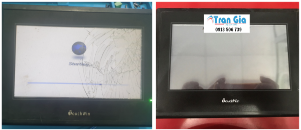 Dịch vụ sửa chữa, thay thế tấm kính cảm ứng cho màn hình HMI Touchwin bảo hành 3-6 tháng