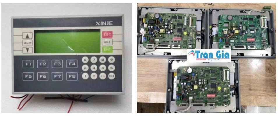 Hình ảnh một số màn hình HMI được trong quá trình sửa chữa tại Trần Gia Automation