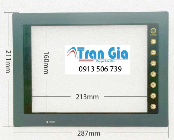 Tấm cảm ứng N010-0554-X027/03 Mặt căm ứng Fujitsu kích thước 184X141mm giá rẻ