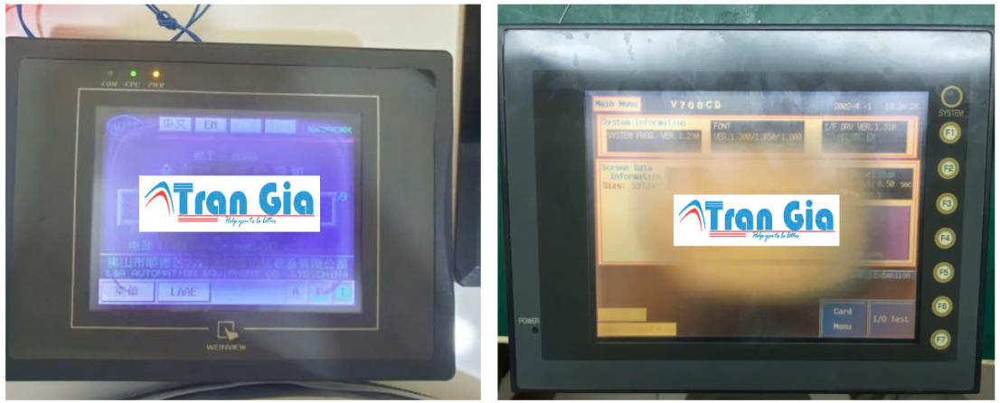 Trung chuyên cung cấp dịch vụ sửa màn hình cảm ứng HMI Weinview Model: TK6071iP Serial: 5018 Mô tả tình trạng ban đầu: Lỗi uy tín lấy liền Trung chuyên cung cấp dịch vụ sửa màn hình cảm ứng HMI Weinview Model: TK6071iP Serial: 5018 Mô tả tình trạng ban đầu: Lỗi uy tín lấy liền