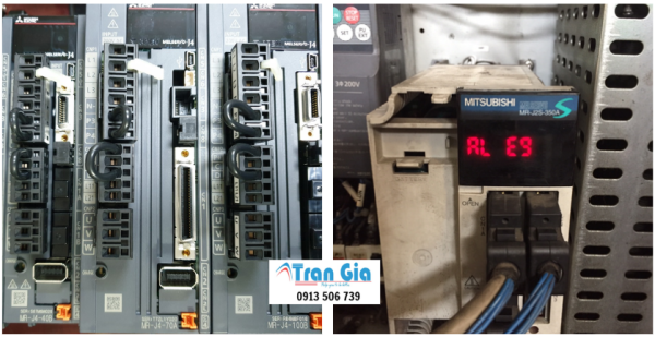 Chuyên sửa Servo Mitsubishi Lỗi AL E9 Main circuit off warning và cách sửa, nhận sửa lấy ngay trong ngày