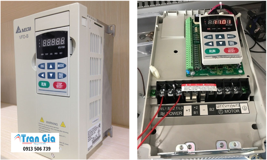 Hình ảnh một số thiết bị biến tần đang được sửa tại Trần Gia Automation