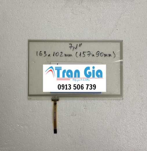 Tấm cảm ứng công nghiệp 7.1 inch 163×102 mm (157×90 mm) giá rẻ Tấm cảm ứng công nghiệp 7.1 inch 163×102 mm (157×90 mm) giá rẻ