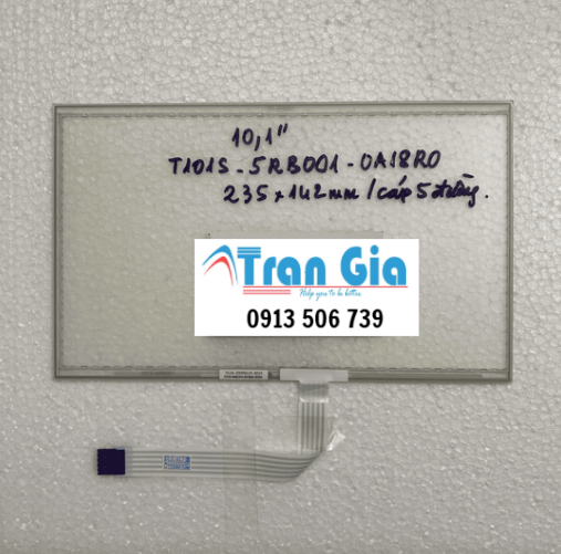 Tấm cảm ứng công nghiệp 10.2 inch T101S-5RB001-0A/ 235x142mm/ cáp 5 chân giá tốt Tấm cảm ứng công nghiệp 10.2 inch T101S-5RB001-0A/ 235x142mm/ cáp 5 chân giá tốt