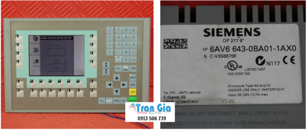 Bảo hành lên đến 3 tháng sửa màn hình cảm ứng HMI Siemens MP277 Model: 6AV6643-0CD01-1AX1 Serial: 7933 Lỗi mờ dần giá rẻ
