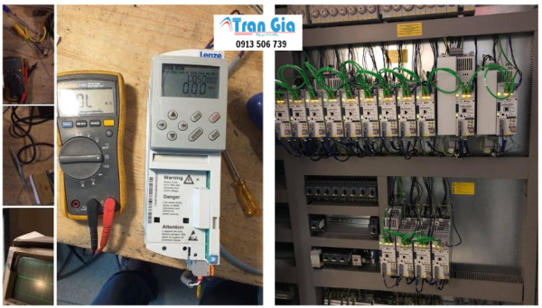 Sửa biến tần Lenze báo lỗi quá tải OC3 do tăng tốc hoặc ngắn mạch và cách khắc phục lỗi nhanh, uy tín