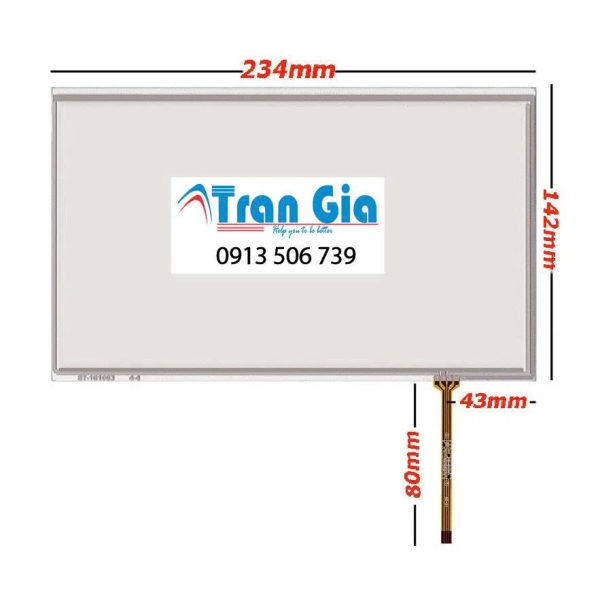 Tấm cảm ứng máy thẩm mỹ 10.1 inch_ 234x142mm giá rẻ Tấm cảm ứng máy thẩm mỹ 10.1 inch_ 234x142mm giá rẻ