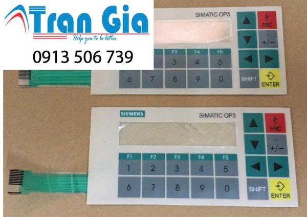 Tấm cảm ứng bàn phím màn hình Siemens OP3 giá rẻ