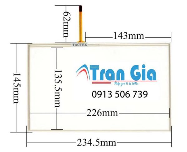 Tấm Cảm Ứng Thay Thế Màn Hình XINJE THA62-MT, THA62-UT, TGA62-ET, TGA62-MT giá rẻ