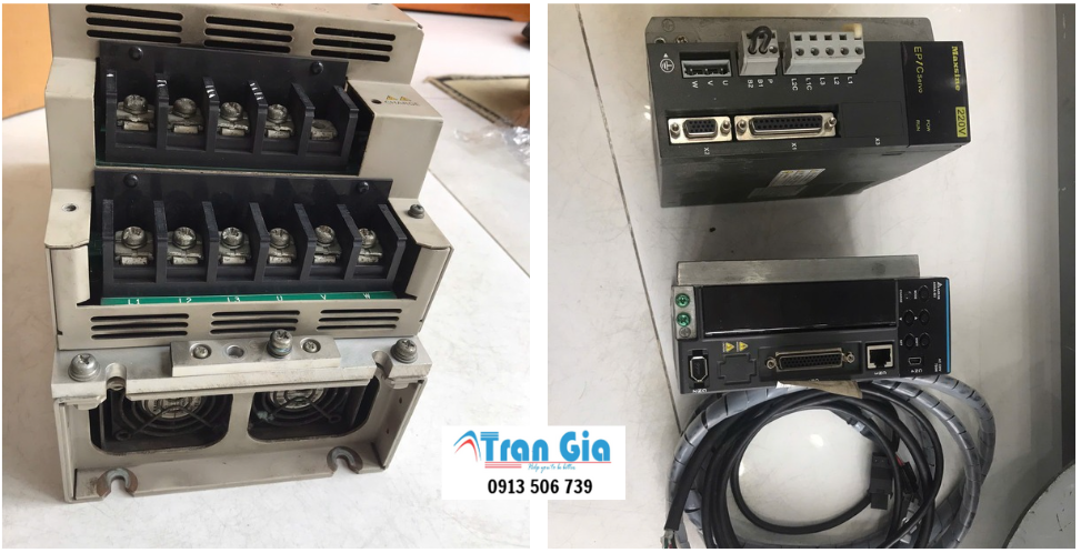 Hình ảnh một số AC Servo đang được sửa tại Trần Gia Automation
