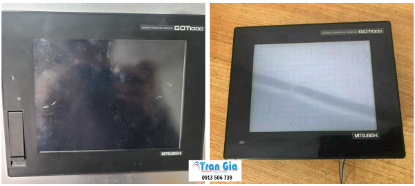 Công ty sửa chữa màn hình cảm ứng HMI Mitsubishi Model: GS2107-WTBD Serial: 013A Lỗi vỡ cảm ứng bảo hành toàn quốc