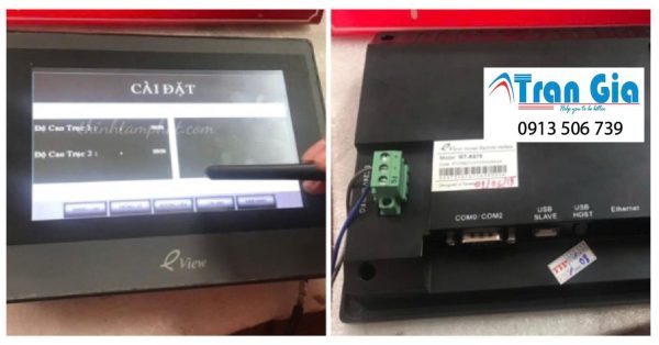 Bảo hành lên tới 3 tháng sửa màn hình cảm ứng HMI eView Model: ET070 Serial:0065 Tình trạng ban đầu: Lỗi vỡ cảm ứng giá tốt