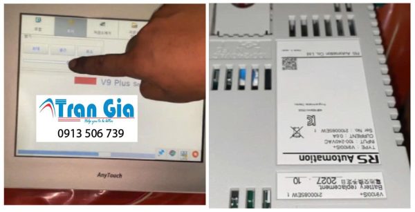 Chuyên sửa màn hình cảm ứng HMI RS Automation Model: V9100iS+ Serial: 85EW Lỗi giá rẻ